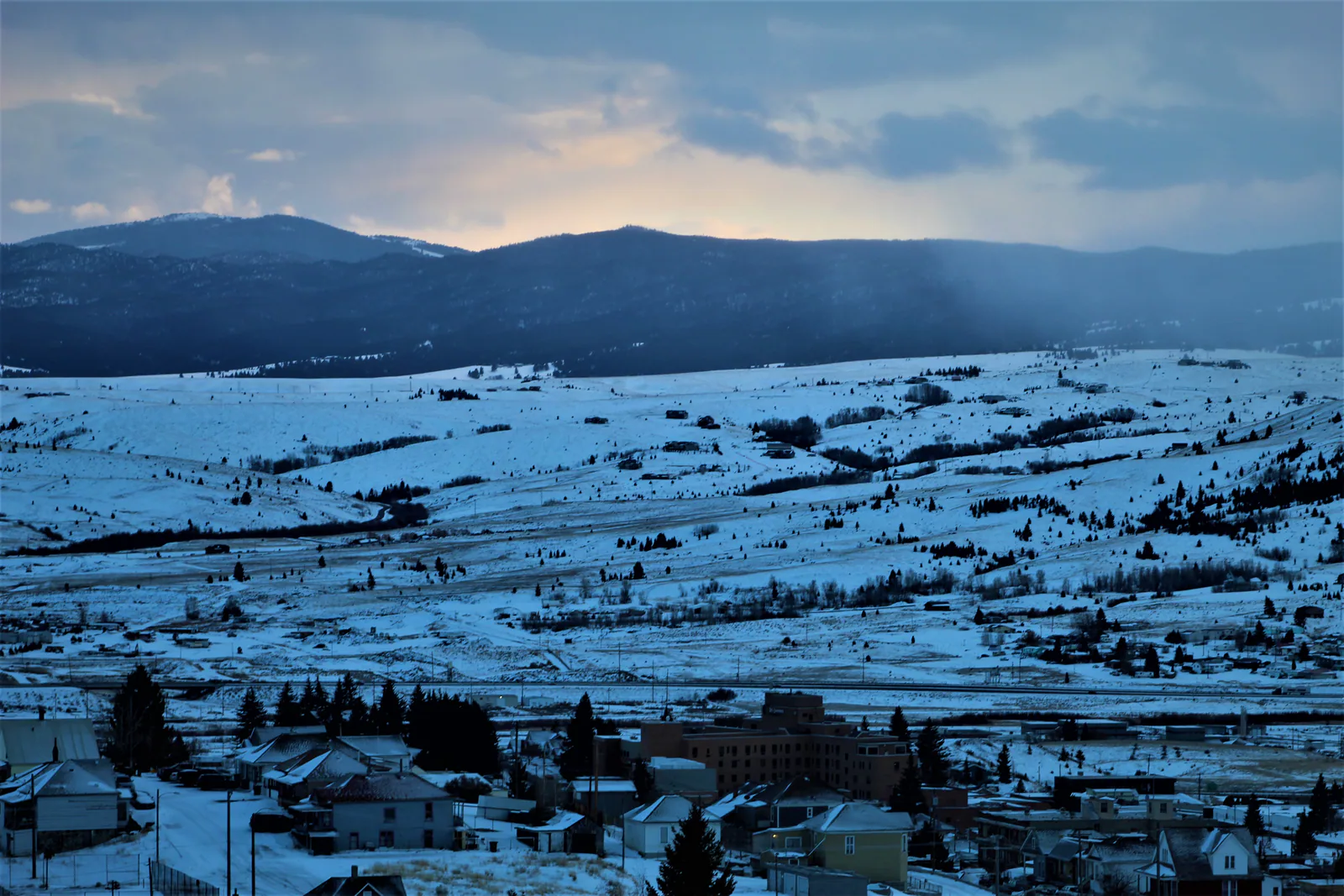 Sunset from Butte, MT