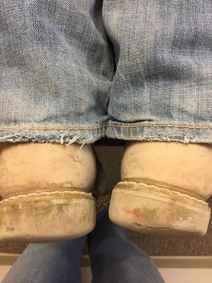 straighter tan shoes
